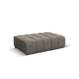 Chicago Pouf aus Chenille in Grau (Haga 16), 102x80x40 cm von Cosmopolitan Design – Bild 4