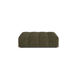 Chicago Pouf aus Chenille in Grün (Eden 12 Olive), 102x84 cm von Cosmopolitan Design – Bild 1