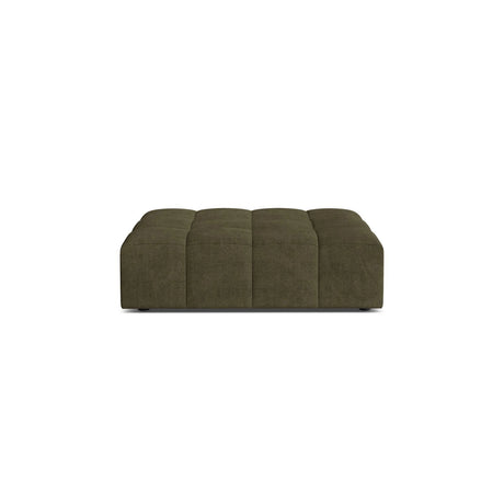 Chicago Pouf aus Chenille in Grün (Eden 12 Olive), 102x84 cm von Cosmopolitan Design – Bild 1