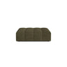 Chicago Pouf aus Chenille in Grün (Eden 12 Olive), 102x84 cm von Cosmopolitan Design – Bild 1