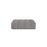 Chicago Pouf aus Chenille in Hellgrau (Eden 18 Grey), 102x84 cm von Cosmopolitan Design – Bild 1