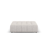 Chicago Pouf aus Chenille in Hellgrau (Haga 06), 102x80x40 cm von Cosmopolitan Design – Bild 1