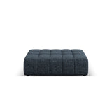 Chicago Pouf aus Chenille in Königsblau (Haga 86), 102x80x40 cm von Cosmopolitan Design – Bild 1
