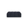 Chicago Pouf aus Chenille in Marineblau (Eden 16 Deep Blue), 102x84 cm von Cosmopolitan Design – Bild 1