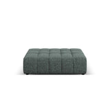 Chicago Pouf aus Chenille in Petrol (Haga 78), 102x80x40 cm von Cosmopolitan Design – Bild 1