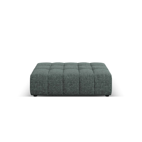 Chicago Pouf aus Chenille in Petrol (Haga 78), 102x80x40 cm von Cosmopolitan Design – Bild 1