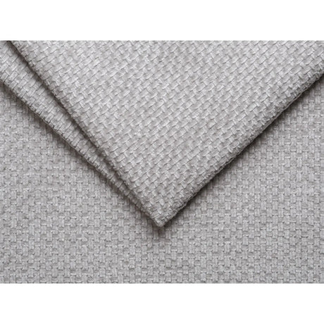 Chicago Pouf aus Chenille in Silber (Eden 17 Silver), 102x84 cm von Cosmopolitan Design – Bild 4