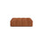 Chicago Pouf aus Chenille in Ziegel (Eden 10 Terra), 102x84 cm von Cosmopolitan Design – Bild 1