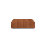 Chicago Pouf aus Chenille in Ziegel (Eden 10 Terra), 102x84 cm von Cosmopolitan Design – Bild 1