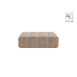 Chicago Pouf aus Samt in Beige (Venus 2928), 102x84 cm von Cosmopolitan Design – Bild 1