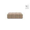 Chicago Pouf aus Samt in Beige (Venus 2928), 102x84 cm von Cosmopolitan Design – Bild 1