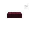 Chicago Pouf aus Samt in Burgund (Venus 2932), 102x84 cm von Cosmopolitan Design – Bild 1