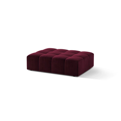 Chicago Pouf aus Samt in Burgund (Venus 2932), 102x84 cm von Cosmopolitan Design – Bild 3