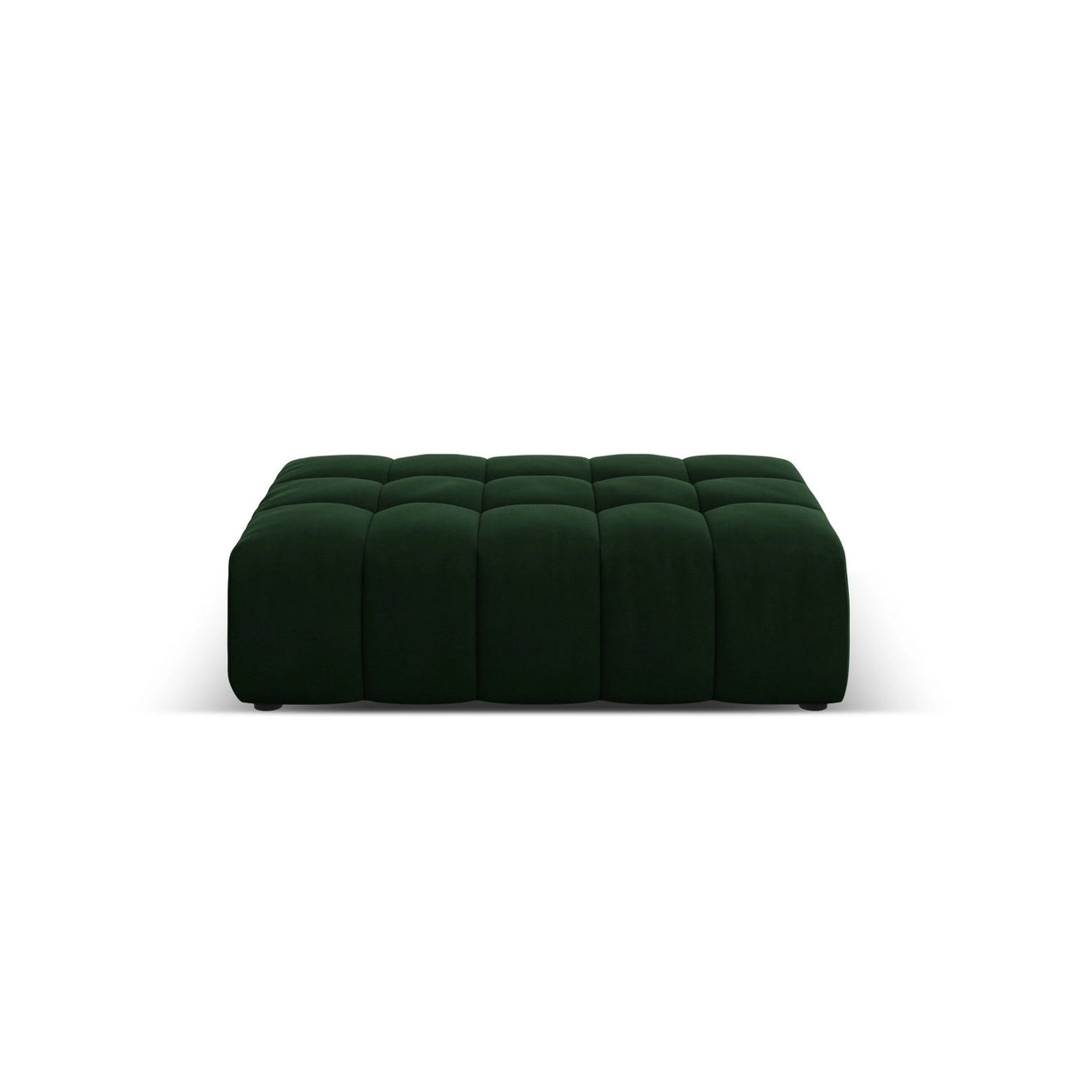 Chicago Pouf aus Samt in Flaschengrün (Bluvel 78), 102x80x40 cm von Cosmopolitan Design – Bild 1