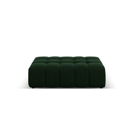Chicago Pouf aus Samt in Flaschengrün (Bluvel 78), 102x80x40 cm von Cosmopolitan Design – Bild 1