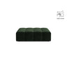 Chicago Pouf aus Samt in Flaschengrün (Venus 2940), 102x84 cm von Cosmopolitan Design – Bild 1