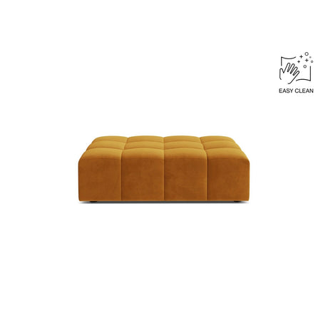 Chicago Pouf aus Samt in Gelb (Venus 2917), 102x84 cm von Cosmopolitan Design – Bild 1