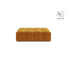 Chicago Pouf aus Samt in Gelb (Venus 2917), 102x84 cm von Cosmopolitan Design – Bild 1