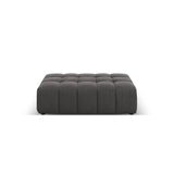 Chicago Pouf aus Samt in Grau (Bluvel 14), 102x80x40 cm von Cosmopolitan Design – Bild 1