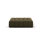 Chicago Pouf aus Samt in Grün (Bluvel 77), 102x80x40 cm von Cosmopolitan Design – Bild 1
