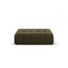 Chicago Pouf aus Samt in Grün (Bluvel 77), 102x80x40 cm von Cosmopolitan Design – Bild 1