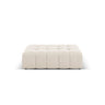 Chicago Pouf aus Samt in Hellbeige (Bluvel 22), 102x80x40 cm von Cosmopolitan Design – Bild 1