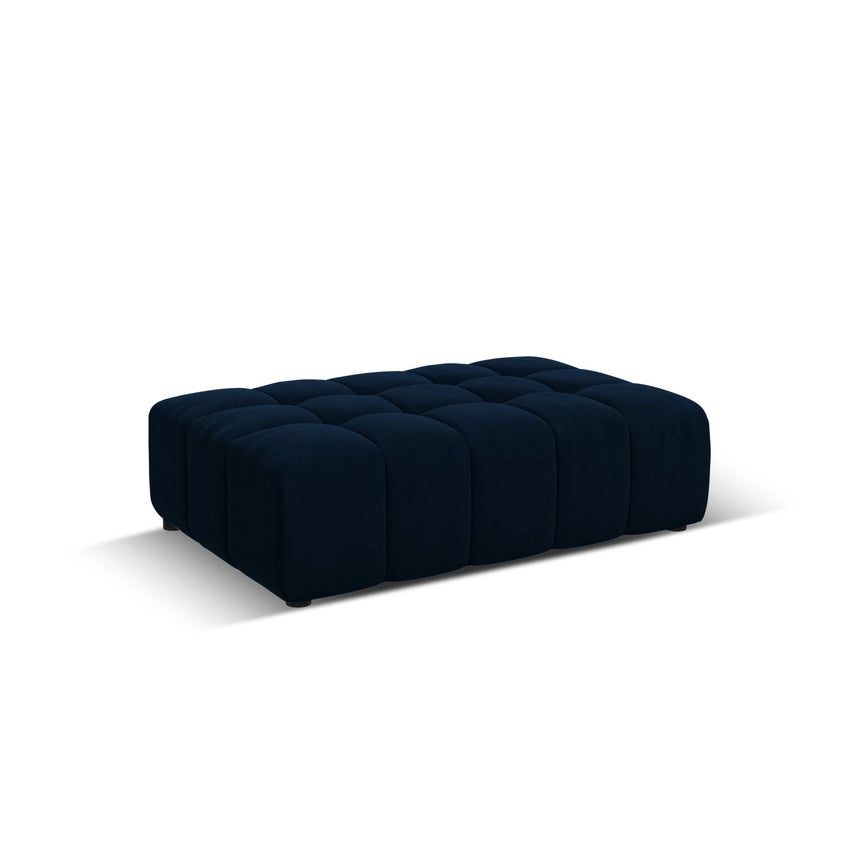 Chicago Pouf aus Samt in Königsblau (Bluvel 86), 102x80x40 cm von Cosmopolitan Design – Bild 3