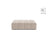 Chicago Pouf aus Samt in Leichtes Beige (Venus 2927), 102x84 cm von Cosmopolitan Design – Bild 1