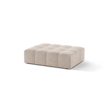 Chicago Pouf aus Samt in Leichtes Beige (Venus 2927), 102x84 cm von Cosmopolitan Design – Bild 3