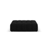 Chicago Pouf aus Samt in Schwarz (Bluvel 19), 102x80x40 cm von Cosmopolitan Design – Bild 1