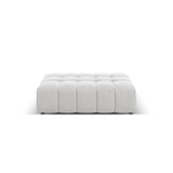 Chicago Pouf aus Samt in Silber (Bluvel 03), 102x80x40 cm von Cosmopolitan Design – Bild 1