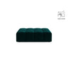Chicago Pouf aus Samt in Tiefes Petrol (Venus 2911), 102x84 cm von Cosmopolitan Design – Bild 1