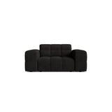 Chicago Sessel aus Chenille in Anthrazit (Eden 21 Black), 132x102 cm von Cosmopolitan Design – Bild 1