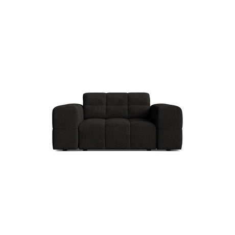 Chicago Sessel aus Chenille in Anthrazit (Eden 21 Black), 132x102 cm von Cosmopolitan Design – Bild 1