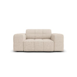 Chicago Sessel aus Chenille in Beige (Haga 30), 124x102x70 cm von Cosmopolitan Design – Bild 1