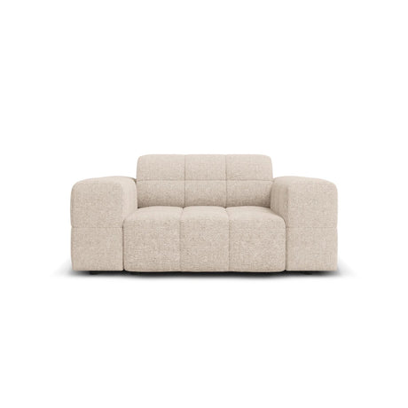 Chicago Sessel aus Chenille in Beige (Haga 30), 124x102x70 cm von Cosmopolitan Design – Bild 1