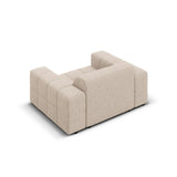 Chicago Sessel aus Chenille in Beige (Haga 30), 124x102x70 cm von Cosmopolitan Design – Bild 5