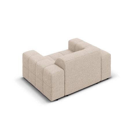 Chicago Sessel aus Chenille in Beige (Haga 30), 124x102x70 cm von Cosmopolitan Design – Bild 5