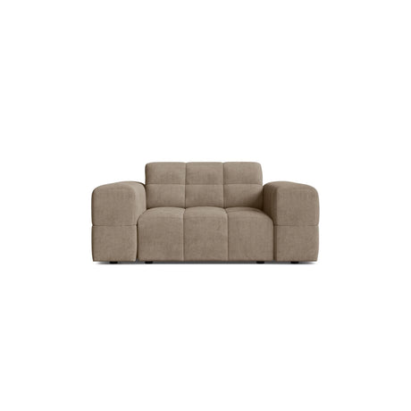 Chicago Sessel aus Chenille in Dunkelbeige (Eden 4 Beige), 132x102 cm von Cosmopolitan Design – Bild 1