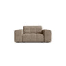 Chicago Sessel aus Chenille in Dunkelbeige (Eden 4 Beige), 132x102 cm von Cosmopolitan Design – Bild 1
