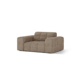 Chicago Sessel aus Chenille in Dunkelbeige (Eden 4 Beige), 132x102 cm von Cosmopolitan Design – Bild 3