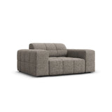 Chicago Sessel aus Chenille in Grau (Haga 16), 124x102x70 cm von Cosmopolitan Design – Bild 3