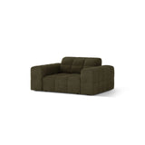 Chicago Sessel aus Chenille in Grün (Eden 12 Olive), 132x102 cm von Cosmopolitan Design – Bild 3