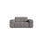 Chicago Sessel aus Chenille in Hellgrau (Eden 18 Grey), 132x102 cm von Cosmopolitan Design – Bild 1