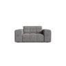 Chicago Sessel aus Chenille in Hellgrau (Eden 18 Grey), 132x102 cm von Cosmopolitan Design – Bild 1