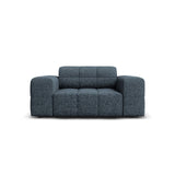 Chicago Sessel aus Chenille in Königsblau (Haga 86), 124x102x70 cm von Cosmopolitan Design – Bild 1