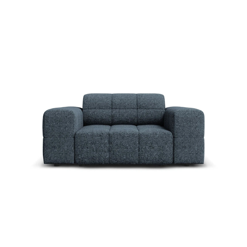 Chicago Sessel aus Chenille in Königsblau (Haga 86), 124x102x70 cm von Cosmopolitan Design – Bild 1