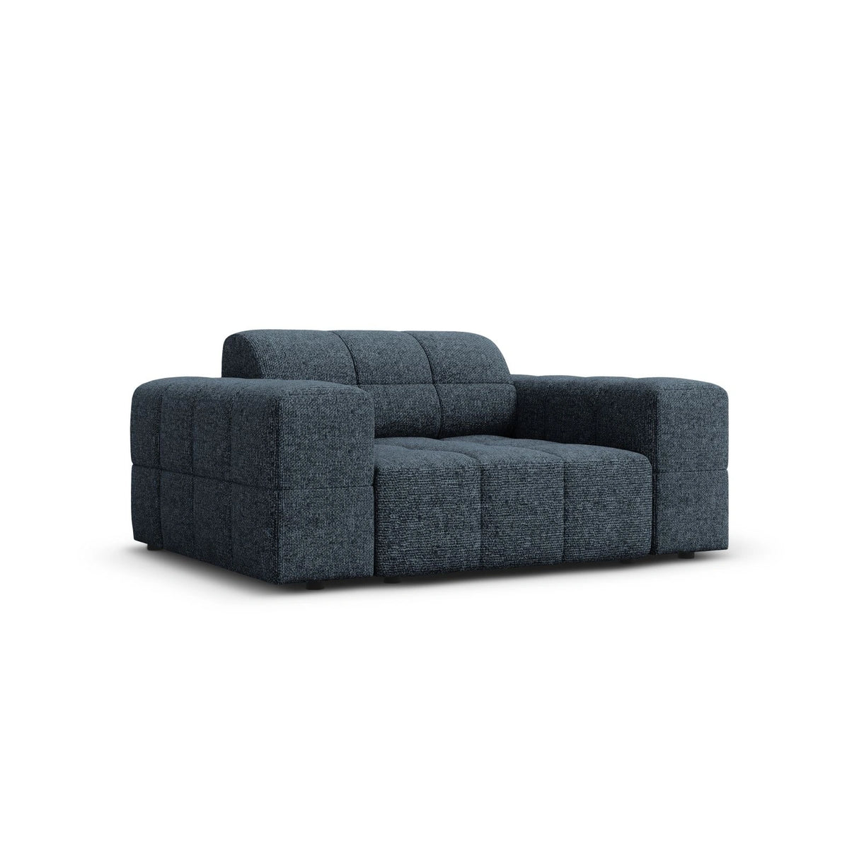 Chicago Sessel aus Chenille in Königsblau (Haga 86), 124x102x70 cm von Cosmopolitan Design – Bild 3