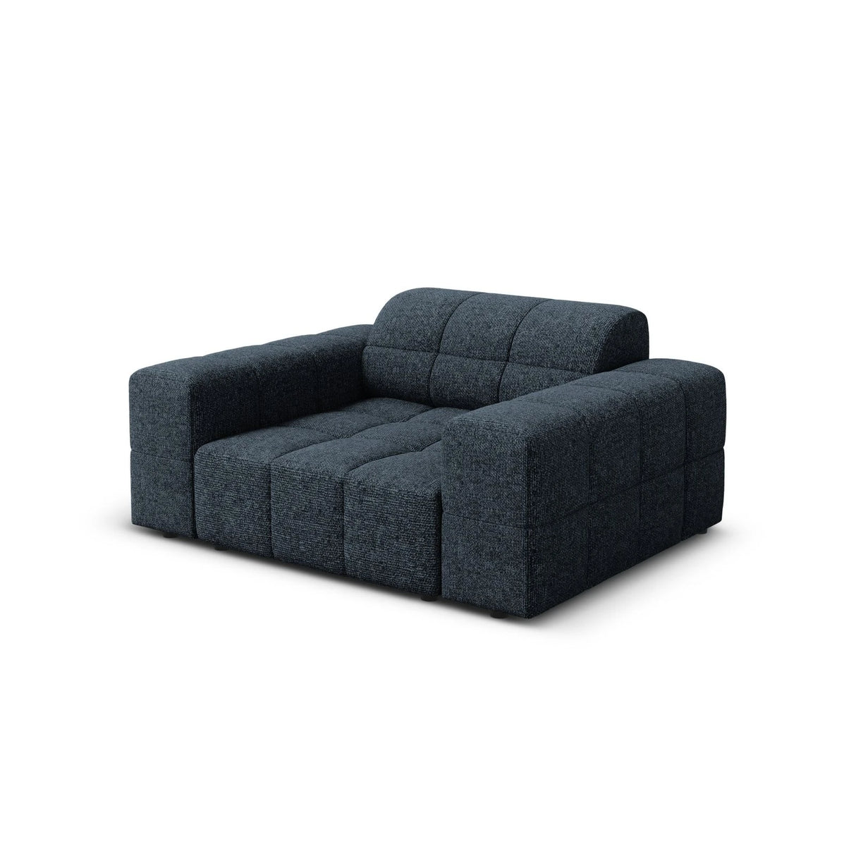 Chicago Sessel aus Chenille in Königsblau (Haga 86), 124x102x70 cm von Cosmopolitan Design – Bild 4