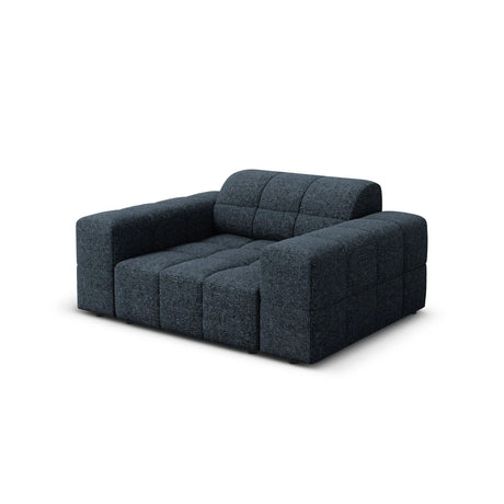 Chicago Sessel aus Chenille in Königsblau (Haga 86), 124x102x70 cm von Cosmopolitan Design – Bild 4